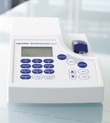 Фотометр BioPhotometer plus, 230, 260, 280, 340, 405, 490, 550, 595, 650 нм, с μCuvette, Eppendorf