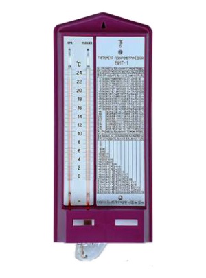 Гигрометр психрометрический, 0...+25 °C, 0,2 °C, влажность от 20 до 90%, ВИТ-1, Россия