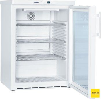Холодильник, 141 л, +1…+15 °C,  дверь со стеклом, белый, FKUv 1613, Liebherr