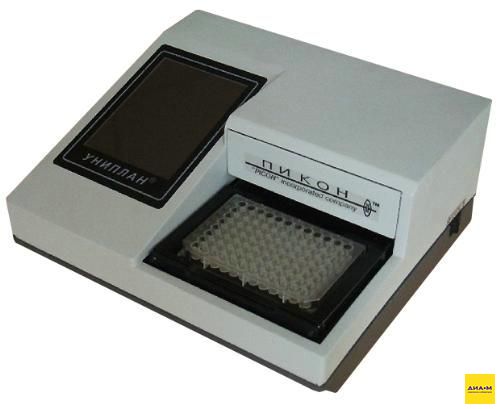 ИФА-фотометр, 450, 492 нм, планшеты, принтер, Униплан, Пикон