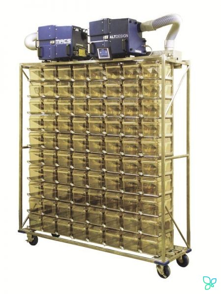 Стеллаж MACS, односторонний для клеток Flex air, 50 клеток, Alternative Design