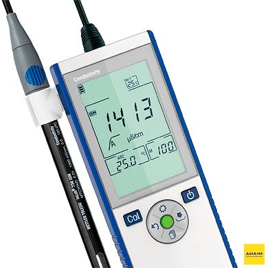 Кондуктометр портативный, 0,01 мкСм/см - 500 мСм/см, электрод InLab 738-ISM, S3-Standart kit Seven2Go, Mettler Toledo