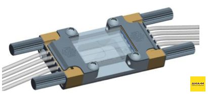 Коннектор Multiflux1 линейный 4-канальный, Dolomite Microfluidics