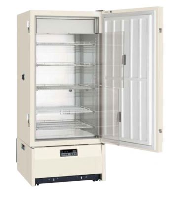 Морозильник MDF-U443, -40°С, вертикальный, 426 л, 5 полок в комплекте, Sanyo (Panasonic)