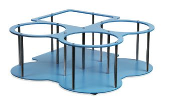 Штатив для бутылей 3х2 л и 1х4 л, формат 2х2, для Wellwash Versa, Thermo FS