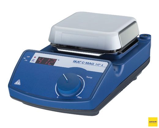 Плитка нагревательная, 500°С, платформа 100х100 мм, керамика, C-MAG HP 4, IKA