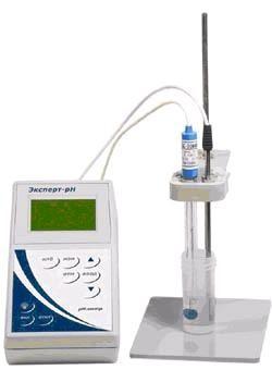 рН-метр Эксперт-рН стационарный, 0-14 ±0,02, в комплекте с электродом, термодатчиком, стандарт-титрами, Эконикс-Эксперт