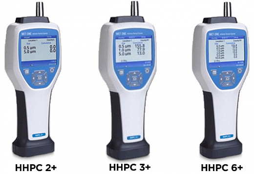 Счетчик частиц портативный, 0,5-5 мкм, 3 канала, MET ONE HHPC 3+, с кейсом, Beckman Coulter