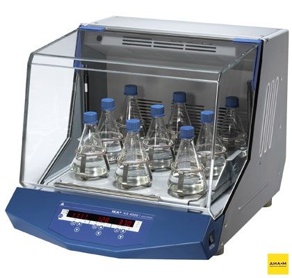 Шейкер-инкубатор, амплитуда 20 мм, 10-500 об/мин, до 80°C, 90 л, KS 4000i control, IKA