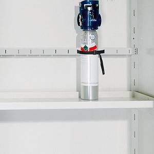 Полка для газовых баллонов для шкафов М-1/ М-2, сталь, Duperthal