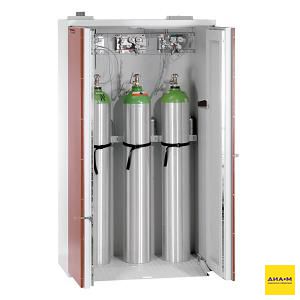 Шкаф для газовых баллонов Eco+ХL, 3х50 л или 6х10 л, 30 мин 50 °С, Duperthal