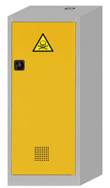 Шкаф для хранения химикатов и токсичных веществ, ширина 60 см, 3 полки, Asecos