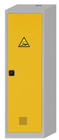 Шкаф для хранения химикатов и токсичных веществ, ширина 60 см, 4 полки, Asecos