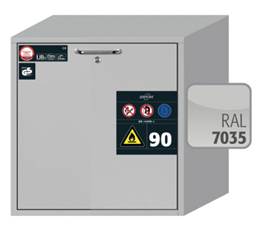 Тумба для совместного ЛВЖ и прекурсоров, 90 минут, ширина 60 см, 1 ящик, Asecos