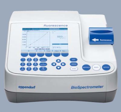 Спектрофотометр BioSpectrometer fluorescence, 200-830 нм, 0-3 А, с кюветой μCuvette G1.0, Eppendorf