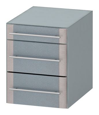 Тумба навесная ЛАБ-PRO ТЯ3 40.50.50 с 3 ящиками, ДхГхВ: 400×470×500 мм, ЛОиП