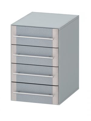 Тумба навесная ЛАБ-PRO ТЯ4 40.50.60 с 4 ящиками, ДхГхВ: 400×470×600 мм, ЛОиП