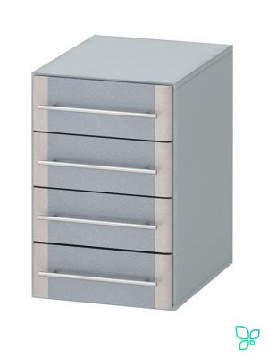 Тумба навесная ЛАБ-Pro-ТЯ4-40-60 с 4 ящиками, ДхГхВ: 400×470×600 мм, ЛОиП