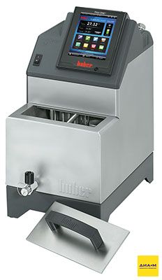 Термостат жидкостный, -25...+150°С, 3 л, открытая ванна, водяное охлаждение, Ministat 125w, Huber