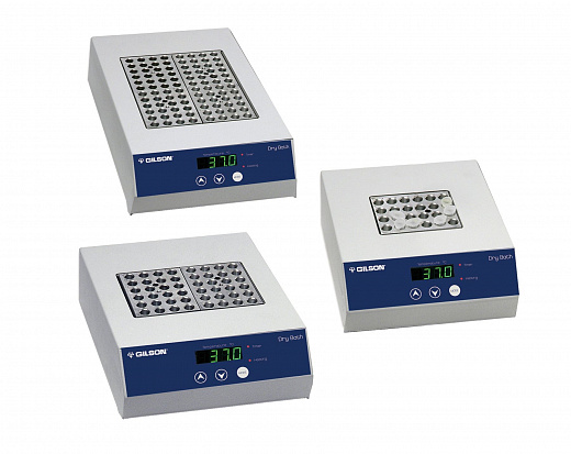 Термостат твердотельный, без  термоблока, 4 места, Four-Block Digital Dry Bath, Gilson