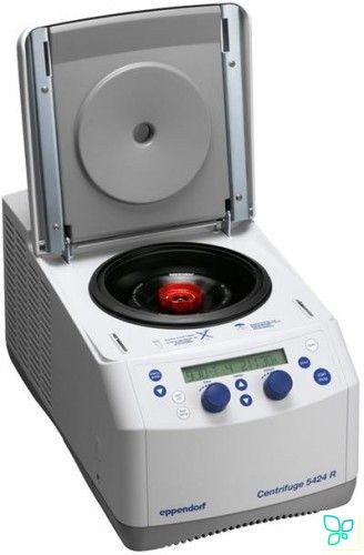 Центрифуга для микропробирок, 24х1,5/2 мл, 15000 об/мин, 21130g, 5424R, в комплекте  ротор FA-45-24-11 на 24х1,5/2 мл, с охлаждением, управление кнопками, Eppendorf