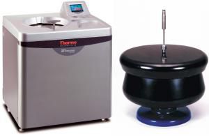 Центрифуга проточная, объем 940 мл, 32 000 об/мин, 102 000 g, Sorvall WX+ с ротором TCF-32, Thermo