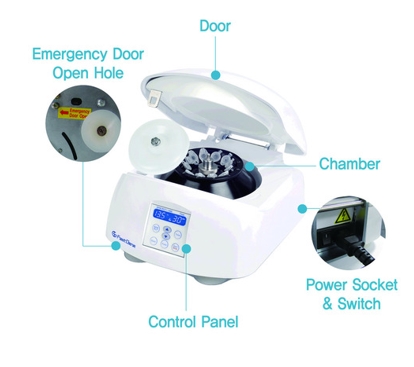 Высокоскоростная мини центрифуга FastGene high speed mini centrifuge NIPPON GENETICS (Япония)