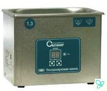 Ультразвуковая мойка 1,3 л, аналоговая, без подогрева, с  крышкой, с корзиной, 35 кГц, Сапфир