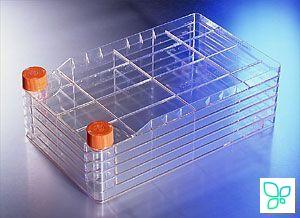 Флаконы CellStack, 10-уровневые, CellBIND, 6360  см², 1 шт./уп., 6 шт./кор., Corning