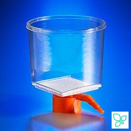 Фильтр вакуумный Bottle Top, ацетат целлюлозы, 42х42 мм, d пор 0,45 мкм, воронка 150 мл, d шеи 45 мм, 48 шт., Corning