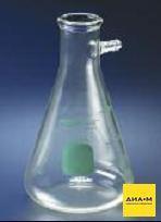 Колба Бунзена, 500 мл, горловина 34 мм, градуировка, ПВХ, 6 шт, Pyrex (Corning)