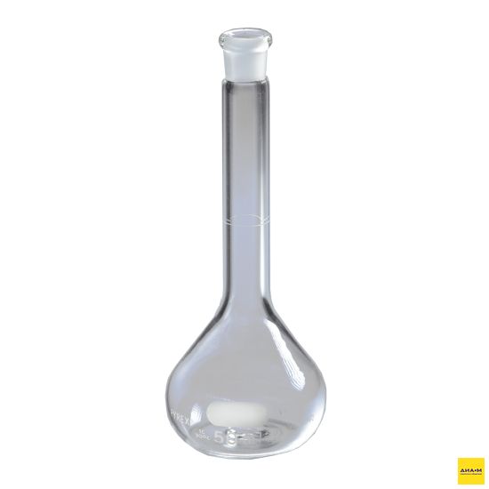Колба мерная, 10 мл, d 28 мм, класс А, ПЭВД крышка 9, 12 шт., Pyrex (Corning)