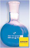 Колба круглая плоскодонная, 250 мл, диаметр колбы 85 мм, шлиф, 29/32, Россия