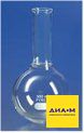 Колба круглодонная, 100 мл, цилиндр. длинное горло 18 мм, 12 шт./уп., 84 шт./кор., Pyrex (Corning)