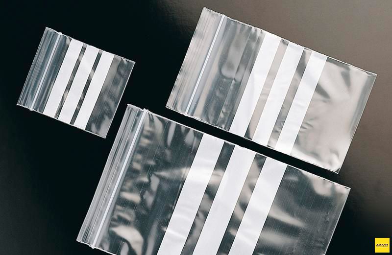 Пакеты 5,5x5,5 см, с молнией и маркировочными полосами, 2000 шт./уп., Deltalab