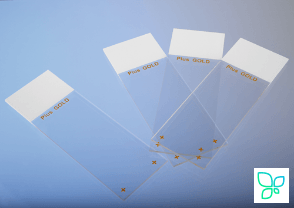 Стекло предметное, 25×75×1 мм, шлиф. кр. 90°, с адгезивным покрытием Superfrost Plus Gold, белое поле для маркировки, 72 шт/уп., Thermo Fisher Scientific