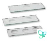 Стекло предметное, 26×76×1,5 мм, шлиф. кр., 3 лунки, 1 шт/уп, Heinz Herenz