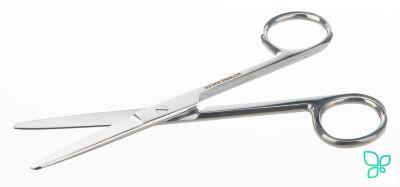 Ножницы для перевязочного материала, длина лезвия 55 мм, общая длина 155 мм, нерж. сталь, с круглыми концами, Bochem