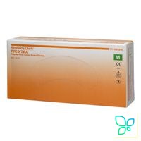 Перчатки латексные Science PFE Xtra, бежевый цвет, длина 30 см, размер M, 50 шт., Kimberly-Clark