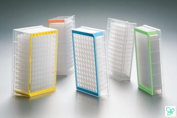 Планшет глубоколуночный, 96/2000, PCR clean, голубая рамка, 20 шт., Eppendorf