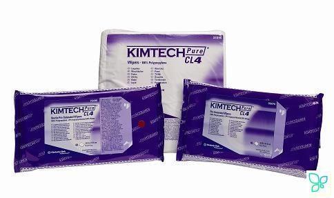 Салфетки для чистых помещений Kimtech Pure CL4, белые, 30,5х30,5 см, 100шт, Kimberly-Clark