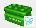 Штатив CoolRack M6, пробирки с цилиндрическим дном 6х1,5/2 мл, зеленый, BioCision
