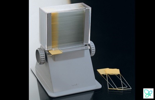 Диспенсер для предметных стекол, на 50 стекол, АБС-пластик, Deltalab