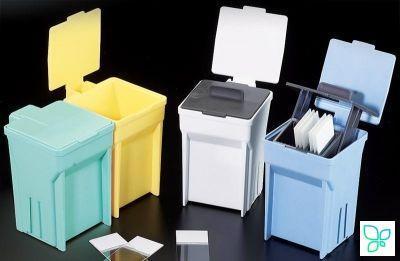 Кювета для окрашивания и проводки, на 12 стекол, зеленая, РОМ, Deltalab