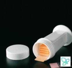 Кювета типа «Коплин» для окраш 5 стекол с толщиной 2 мм и 10 стекол по 1.2 мм, вертик, с завинч крыш,  ПП, Deltalab