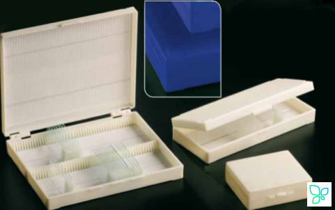 Планшет для хранения и архивирования микропрепаратов, на 50 стекол, бежевый, АБС-пластик, Deltalab