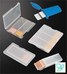 Транспортный контейнер для предметных стекол, тип конверт, на 2 стекла, ПП, Deltalab