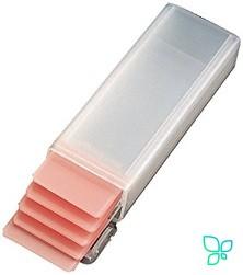 Транспортный контейнер для предметных стекол, тип стопка, на 5 стекол, ПП, 100 шт/уп, Deltalab