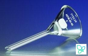 Воронка Хирша, стекло, d 20 мм, h 120 мм, с фритой, d пор 4-5,5 мкм, 1 шт, Pyrex (Corning)