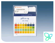 Индикаторная бумага рН 0-14, шаг 1, полоски на пласт. подложке,  6 × 80 мм